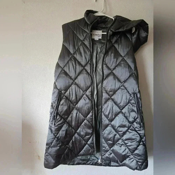 Sam Edelman long Puffer Vest sz Med - Picture 2 of 4